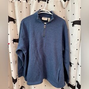 Liz Claiborne quarter zip sweater